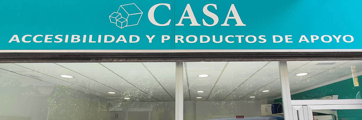Cartel CASA - Accesibilidad y Productos de apoyo